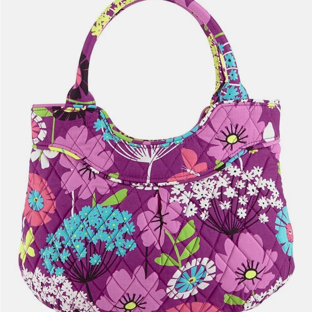 NWOT Vintage Vera Bradley Small Tote in Retired Flutterby Print